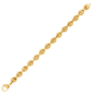 Phebus - Bracelet grain de café doré - Ref 35-0952