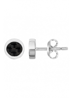 Phebus - Puces d'oreilles acier et carbone - Ref 87-0018