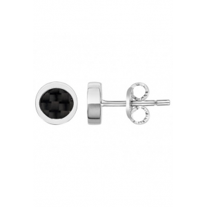 Phebus - Puces d'oreilles acier et carbone - Ref 87-0018