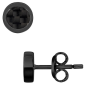 Phebus - Boucles d'oreilles en acier noir  - Ref 87-0027