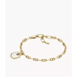 Fossil - Bracelet Heritage Crest nacre laiton doré  - Ref JA7210710