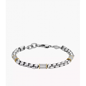 Fossil - Bracelet All Stacked Up Homme - Acier Bicolore - Ref JF04138998