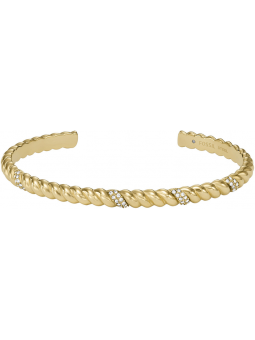 Fossil - Bracelet Vintage Twist acier doré - Ref JF04169710