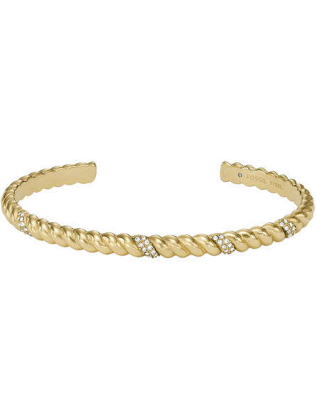 Fossil - Bracelet Vintage Twist acier doré - Ref JF04169710