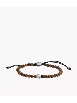 Fossil - Bracelet beads oeil de tigre - Ref JF04413040