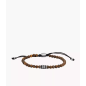 Fossil - Bracelet beads oeil de tigre - Ref JF04413040