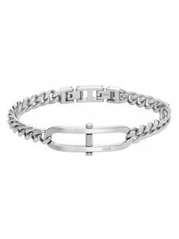 Fossil - Bracelet chaine heritage acier - Ref JF04468040