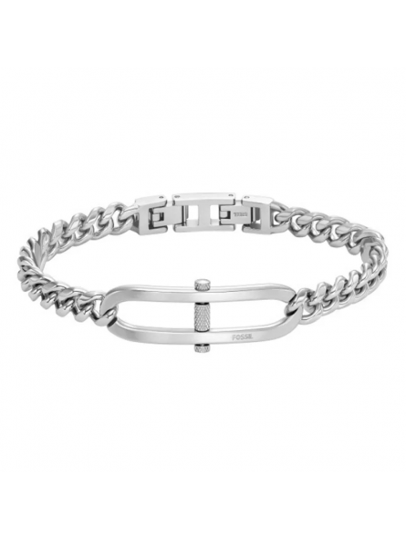Fossil - Bracelet chaine heritage acier - Ref JF04468040