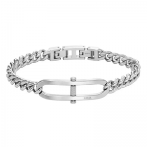 Fossil - Bracelet chaine heritage acier - Ref JF04468040