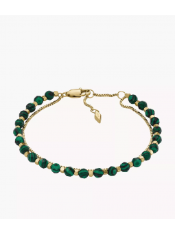 Fossil - Bracelet all stacked up malachite - Ref JF04541710