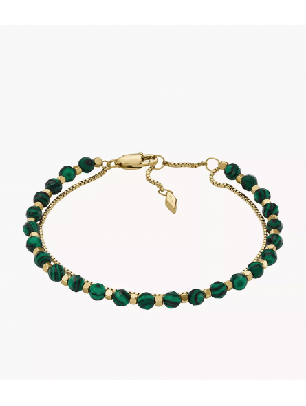 Fossil - Bracelet all stacked up malachite - Ref JF04541710