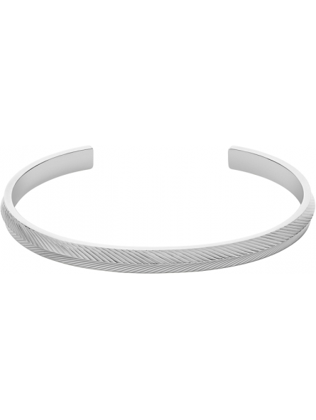 Fossil - Bracelet chaine harlow linear en acier - Ref JF04665040