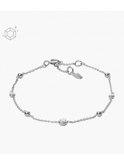 Fossil - Bracelet Sterling glitz argent  - Ref JFS00452040