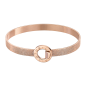 Lotus - Bracelet Millenial jonc acier doré rose - Ref LS2080-2/3