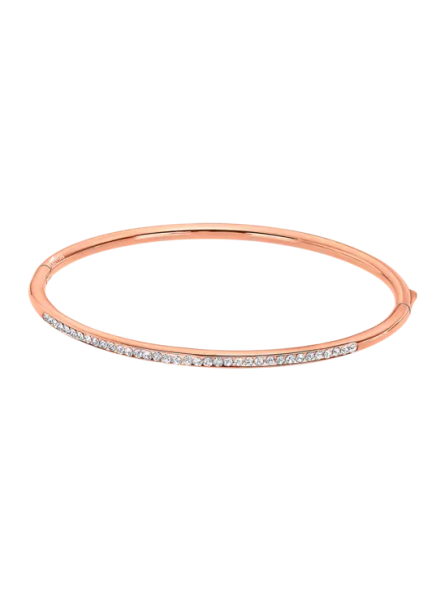 Lotus - Bracelet Bliss acier doré rose et oxyde de zirconium - Ref LS2111-2/3