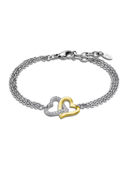 Lotus - Bracelet Lotus coeur acier gris - Ref LS2117-2/1