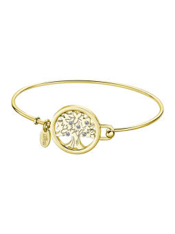 Lotus - Bracelet Millenial acier doré et oxyde de zirconium - Ref LS2119-2/3