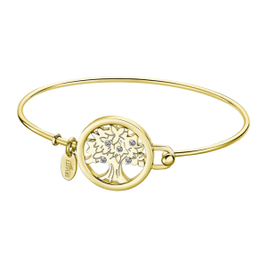Lotus - Bracelet Millenial acier doré et oxyde de zirconium - Ref LS2119-2/3