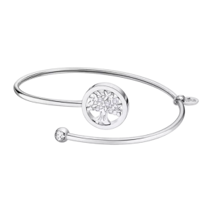 Lotus - Bracelet Millenial acier argenté et oxyde de zirconium infini - Ref LS2169-2/3