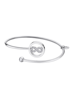 Lotus - Bracelet Millenial acier argenté et oxyde de zirconium arbre de vie - Ref LS2169-2/4