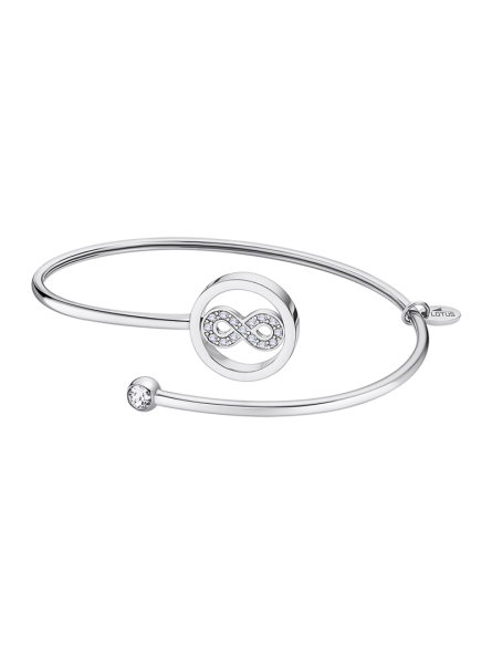 Lotus - Bracelet Millenial acier argenté et oxyde de zirconium arbre de vie - Ref LS2169-2/4