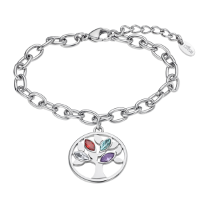 Lotus - Bracelet Lotus acier arbre de vie - Ref LS2192-2/1