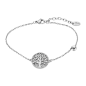 Lotus - Bracelet Style acier argenté arbre de vie - Ref LS2225-2/1