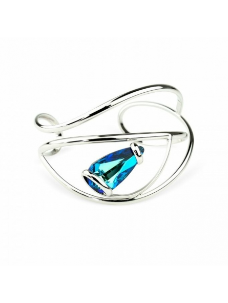 Marazzini - Bracelet Elegant en Laiton et Cristal bleu - Ref RHELEBBBRX