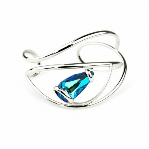 Marazzini - Bracelet Elegant en Laiton et Cristal bleu - Ref RHELEBBBRX