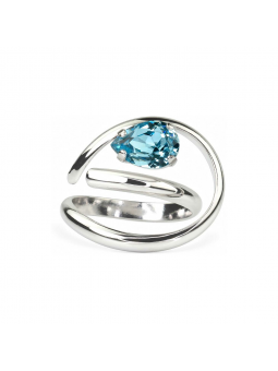 Marazzini - Bague cristal bleu - Ref RHMCAAQRDW