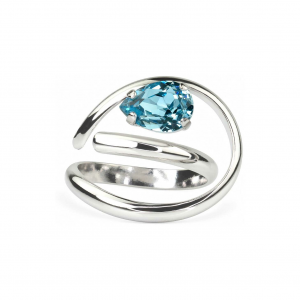 Marazzini - Bague cristal bleu - Ref RHMCAAQRDW