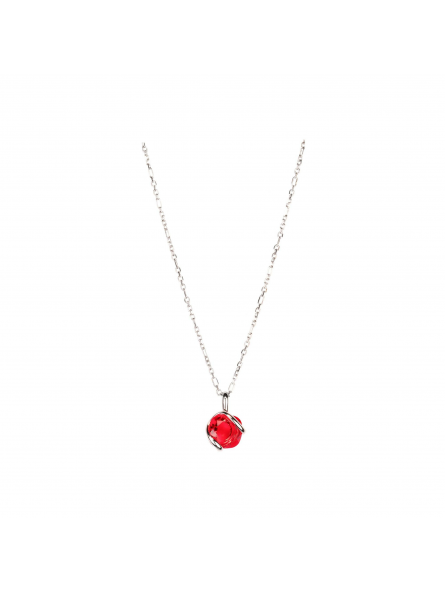 Marazzini - Collier cristal rouge - Ref RHMINLSCDI