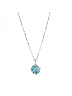 Marazzini - Collier cristal bleu - Ref RHMINLTCDI