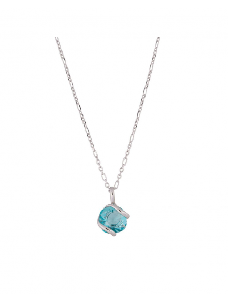 Marazzini - Collier cristal bleu - Ref RHMINLTCDI