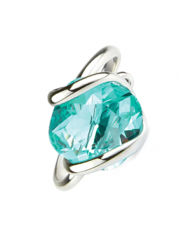 Marazzini - Bague Cristal Swarovski Mini Light Turquoise - Ref RHMINLTRSW
