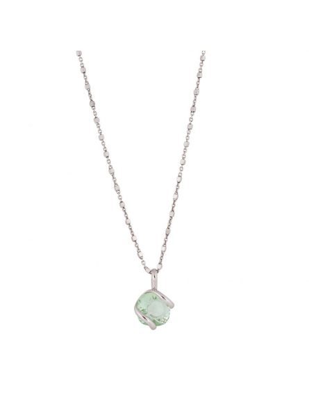 Marazzini - Collier métal vert péridot - Ref RHMINPECDI