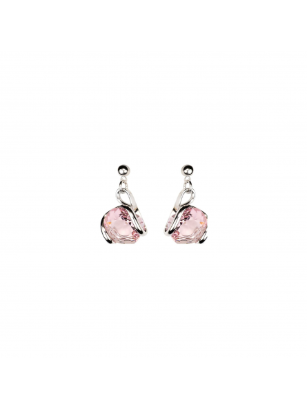 Marazzini - Boucles d'oreilles métal rose - Ref RHMINROOE1