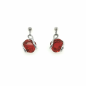 Marazzini - Boucles d'oreilles cristal rouge - Ref RHMINSMOE1