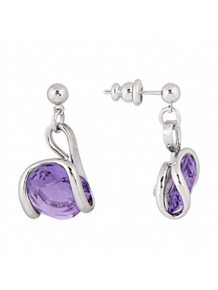 Marazzini - Boucles d'oreilles métal couleur tanzanite - Ref RHMINTAOE1