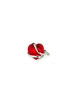 Marazzini - Bague cristal rouge - Ref RHSCOLSRSW