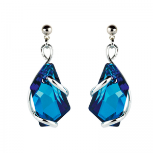 Marazzini - Boucles D'Oreilles Pendantes De Art en Laiton et Cristal - Ref RHSDEBBOE1