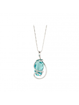 Marazzini - Collier Small Meteor en Laiton et Crista - Ref RHSMETUCDI