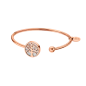 Lotus - Bracelet Style jonc acier doré rose - Ref LS2225-2/4