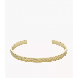 Fossil - Bracelet Jonc Harlow - Acier Doré - Réf JF04117710