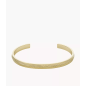 Fossil - Bracelet Jonc Harlow - Acier Doré - Réf JF04117710