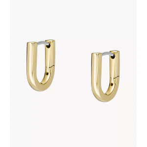 Fossil - Boucles d'Oreilles Créoles Heritage - Acier Doré - Réf JF04352710