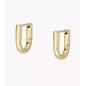 Fossil - Boucles d'Oreilles Créoles Heritage - Acier Doré - Réf JF04352710