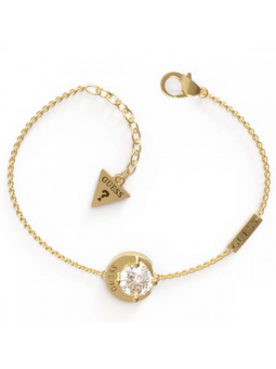 Guess - Bracelet acier rhodié doré, Moon Phases - Réf JUBB01197JWYGS