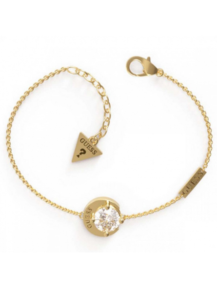 Guess - Bracelet acier rhodié doré, Moon Phases - Réf JUBB01197JWYGS