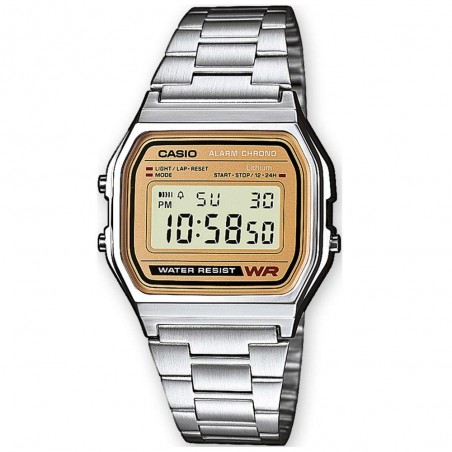 Montre Femme CASIO Original Vintage bracelet Acier - A158WEA-9EF